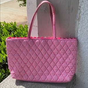 Vintage Vera Bradley Pink Crescent Silk Purse